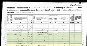 1860 Johnson County Census